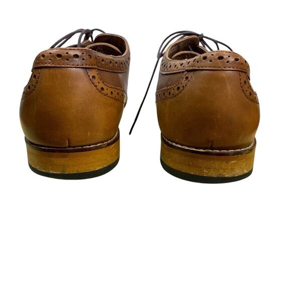 Ashton Grey Collection Light Brown  Wingtip Oxford Dress Shoes - Size 11 - Picture 4 of 8